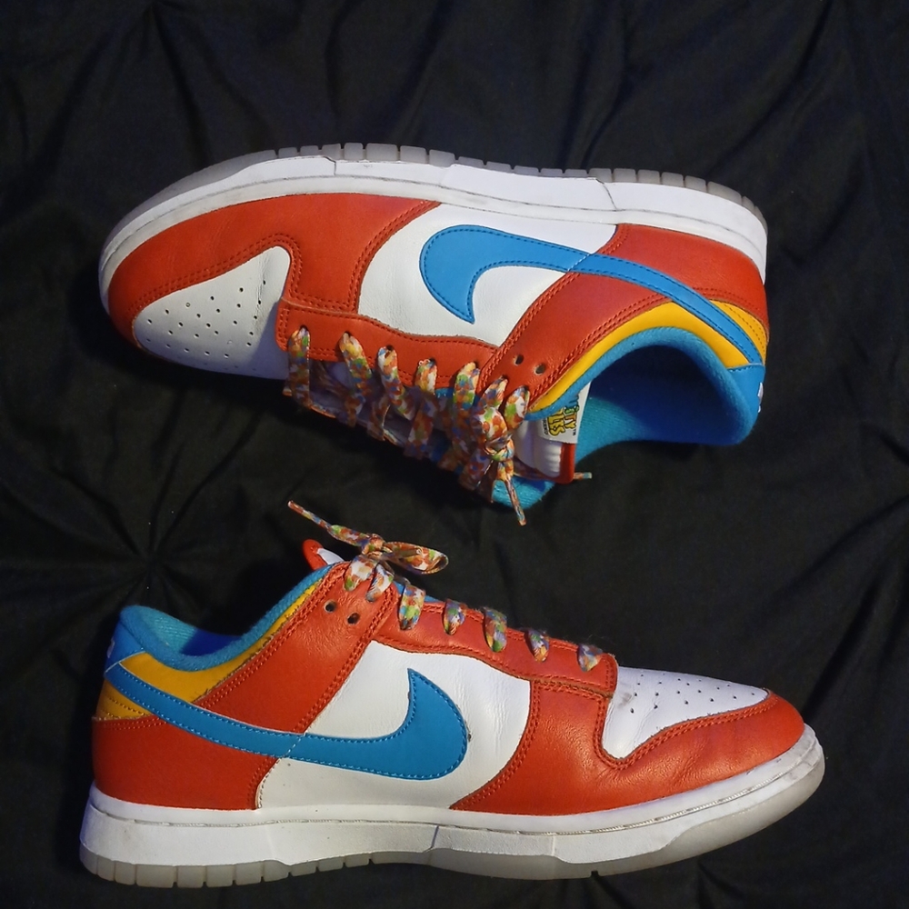 Nike Fruity Pebble LeBron James Dunks